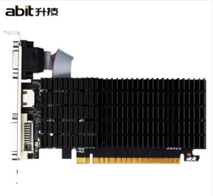 升技（abit）GeForce GT710 64bit/DDR3 PCI-E显卡/ 2G GDDR3